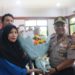 Wakapolda Aceh, Brigjen Pol, Supriyanto Tarah saat menerima kungkungan mahasiswa di Mapolda Aceh