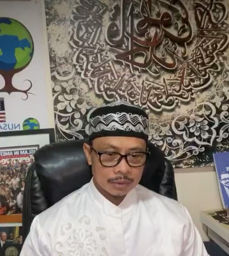 Shamsi Ali Imam di kota New York/Presiden Nusantara Foundation.  foto IG Imam Shamsi Ali