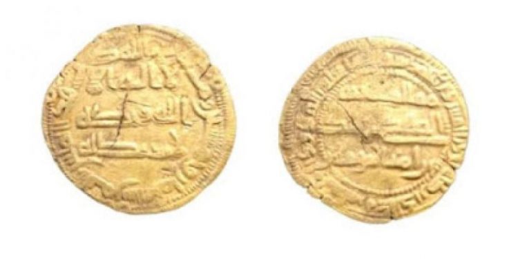 Koin kuno dinar di era kekhalifahan Islam.Foto: google.com