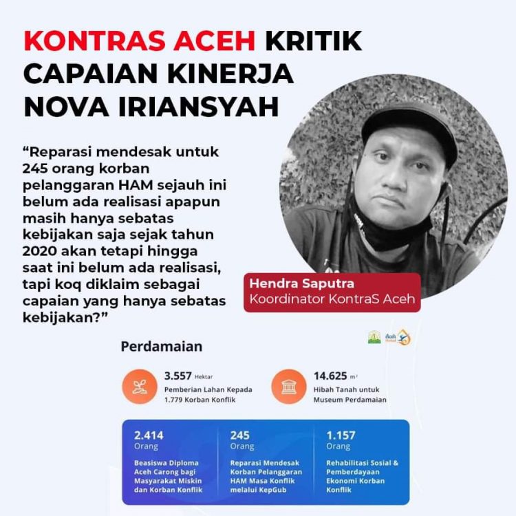 Reparasi Korban Pelanggaran HAM di Aceh Hanya Sebatas Jargon.Foto : Ist