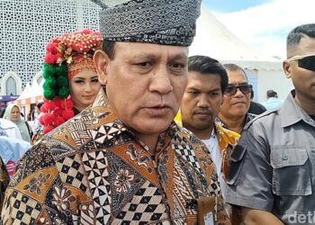 Ketua KPK Firli Bahuri di Aceh (Agus Setyadi/detikSumut)